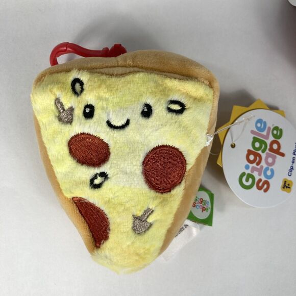 Bag clip-on bundle giggle scape plush soda and pizza Back-to-School Purse Charm - Picture 3 of 4